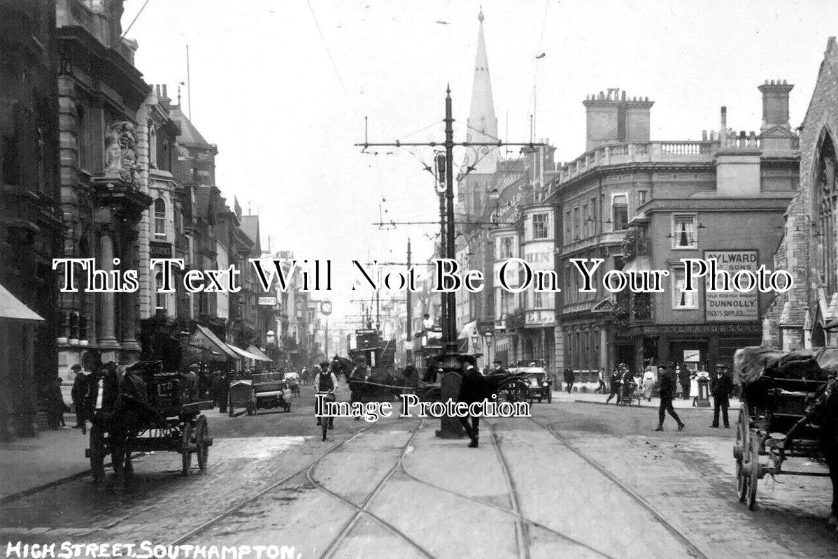 HA 3489 - High Street, Southampton, Hampshire c1905