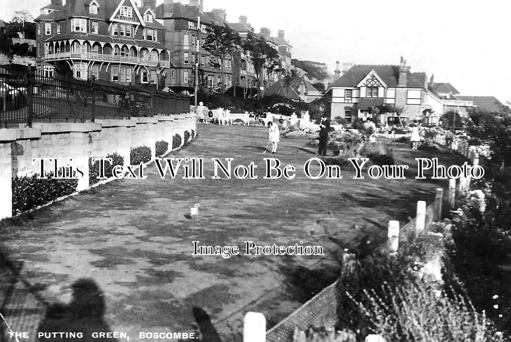 HA 3496 - The Putting Green, Boscombe, Hampshire c1933