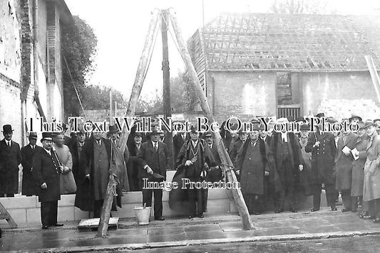 HA 3509 - Foundation Stone Laying, Andover, Hampshire