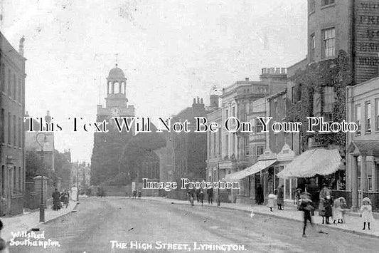 HA 354 - High Street, Lymington, Hampshire c1908