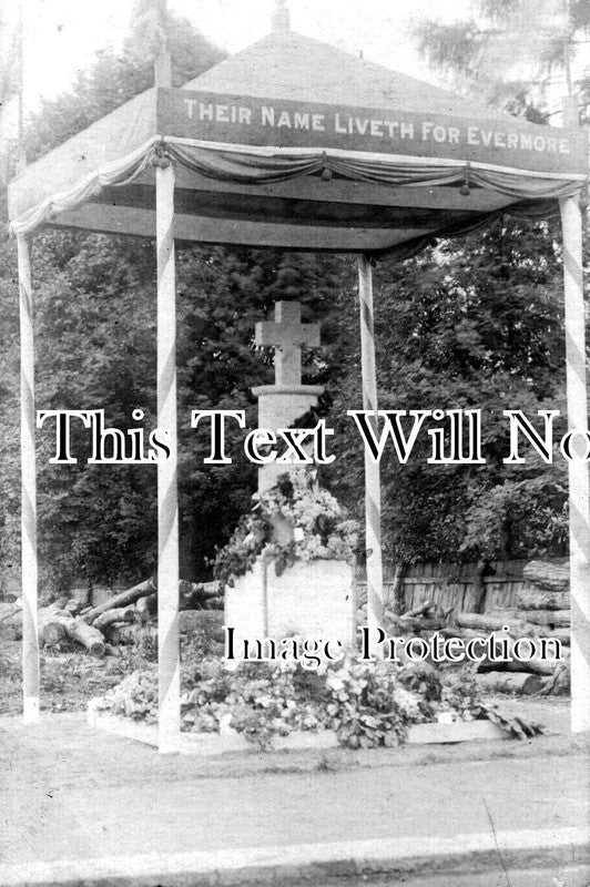 HA 3545 - Temporary War Memorial, Fleet, Hampshire c1919