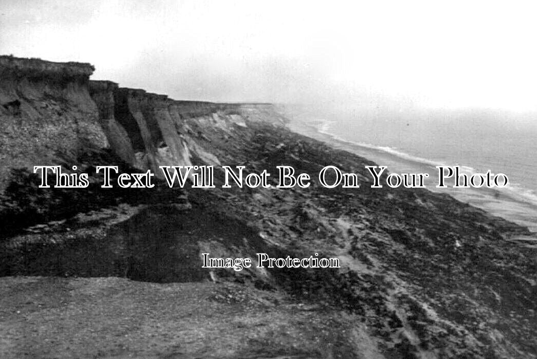 HA 3570 - Barton On Sea Cliffs, Hampshire c1918