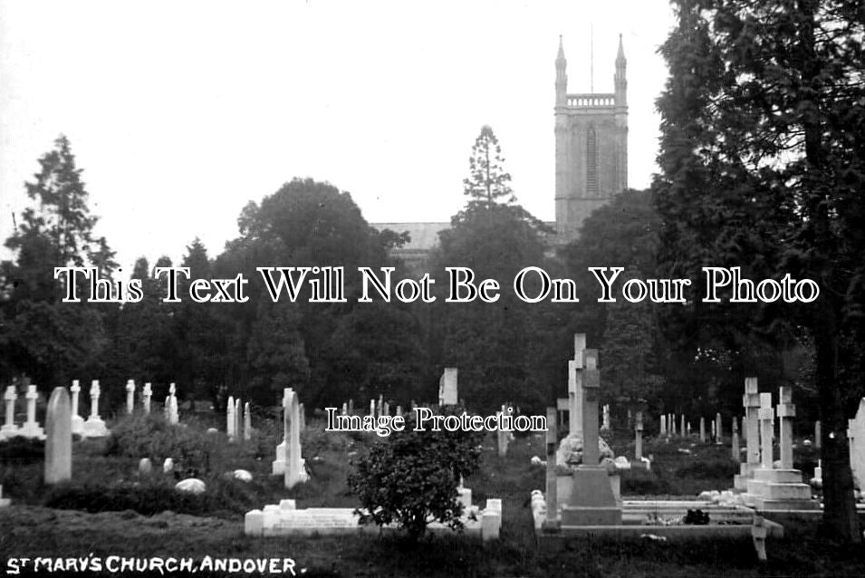 HA 3591 - St Marys Church, Andover, Hampshire c1915