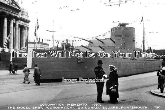 HA 3593 - Coronation, Guildhall Square, Portsmouth, Hampshire 1937