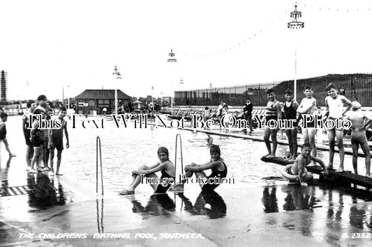 HA 3604 - The Childrens Bathing Pool, Southsea, Hampshire