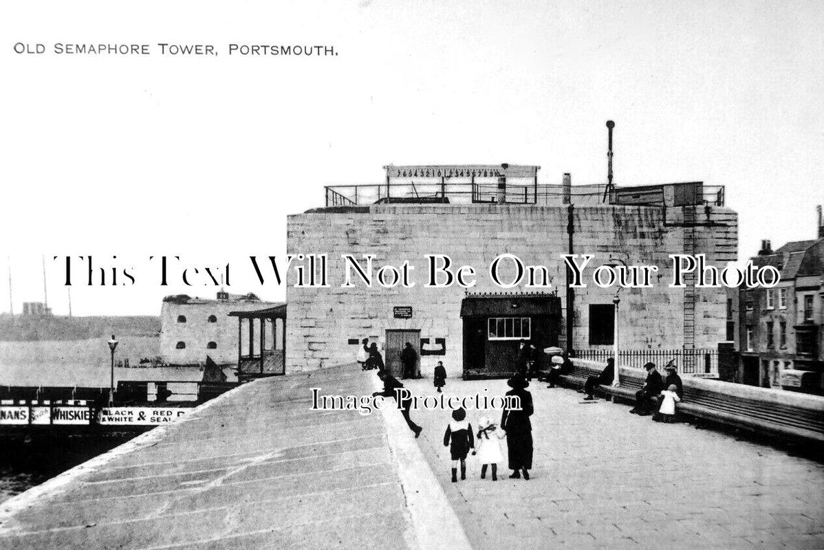 HA 3606 - Old Semaphore Tower, Portsmouth, Hampshire c1915