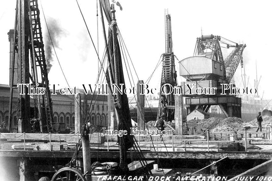 HA 3644 - Trafalgar Dry Dock Alteration, Southampton Docks, Hampshire 1910