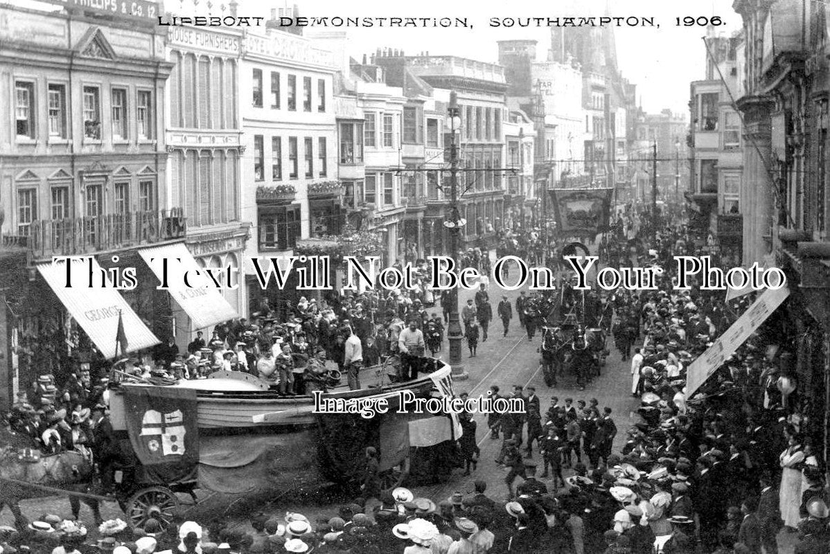 HA 3670 - Lifeboat Demonstration, Southampton, Hampshire 1906