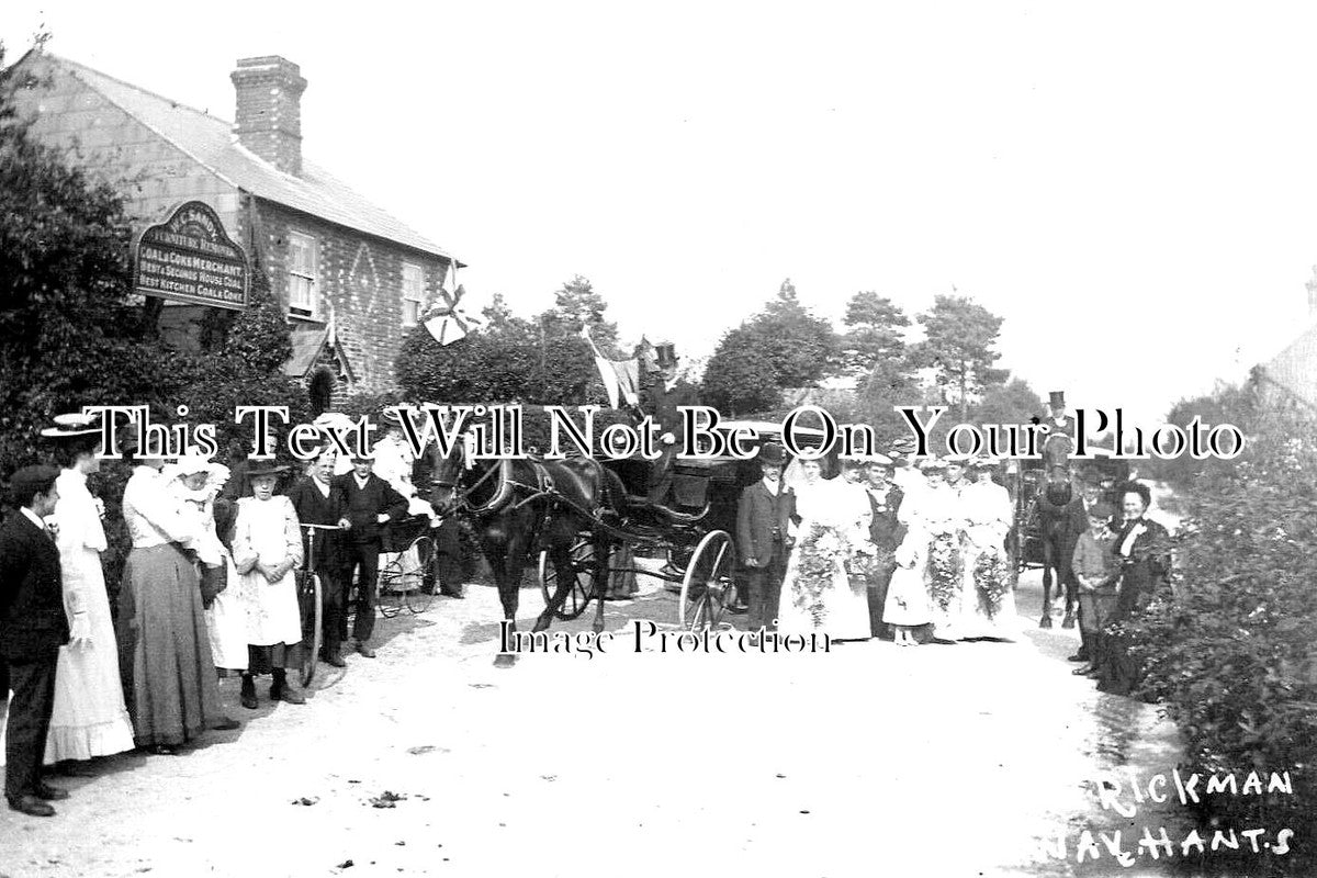 HA 3695 - Wedding Scene At Sway, Hampshire