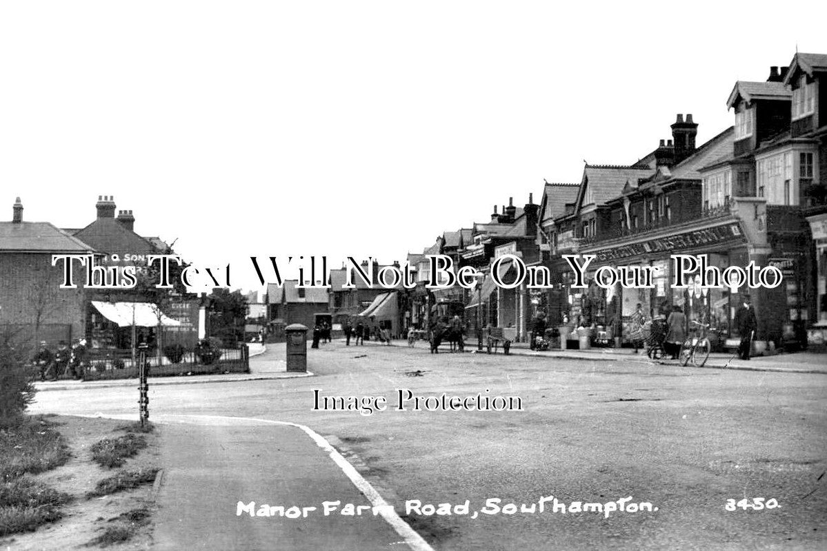 HA 3697 - Manor Farm Road, Southampton, Hampshire c1915