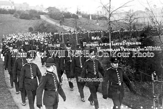 HA 3766 - Funeral Of Firemen Hughes & Perkiss, Aldershot, Hampshire