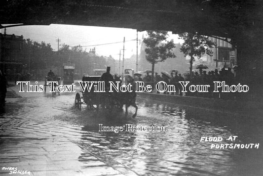 HA 3767 - Flood At Portsmouth, Hampshire