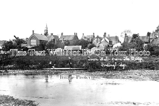HA 3785 - Town Hall From The Bridge, Fordingbridge, Hampshire c1905