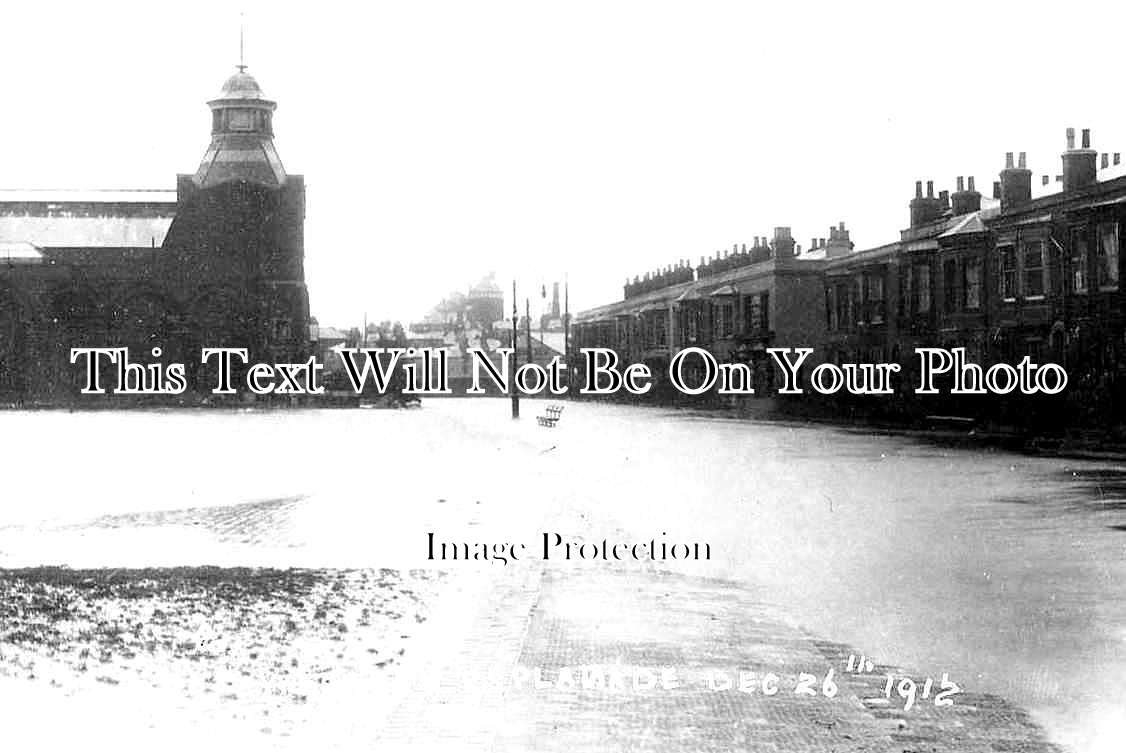 HA 3799 - Power Station & Western Esplanade Southampton Floods 1912