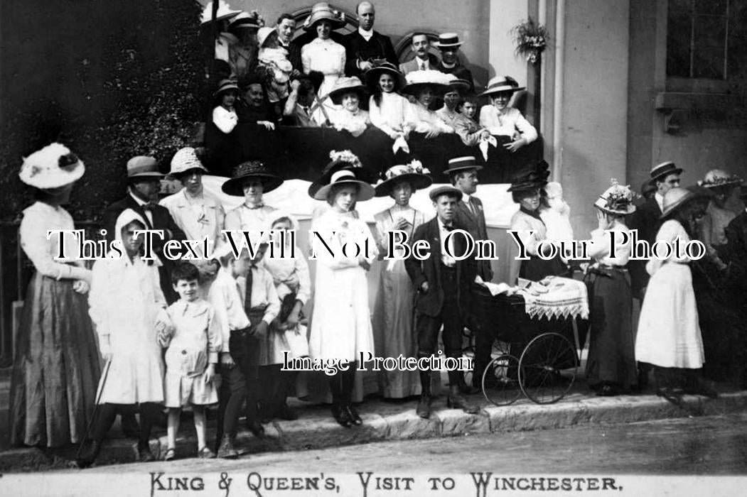 HA 381 - King & Queens Visit To Winchester, Hampshire 1912