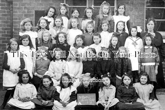 HA 3824 - St Agathas Girls School Group, Portsmouth, Hampshire 1919