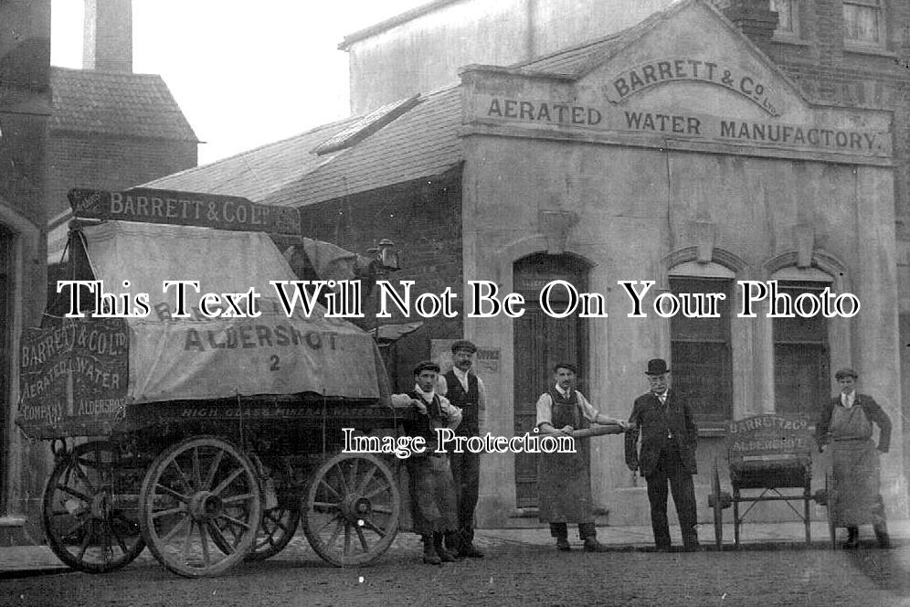 HA 3836 - Barrett & Co Water Manufacturers, Aldershot, Hampshire