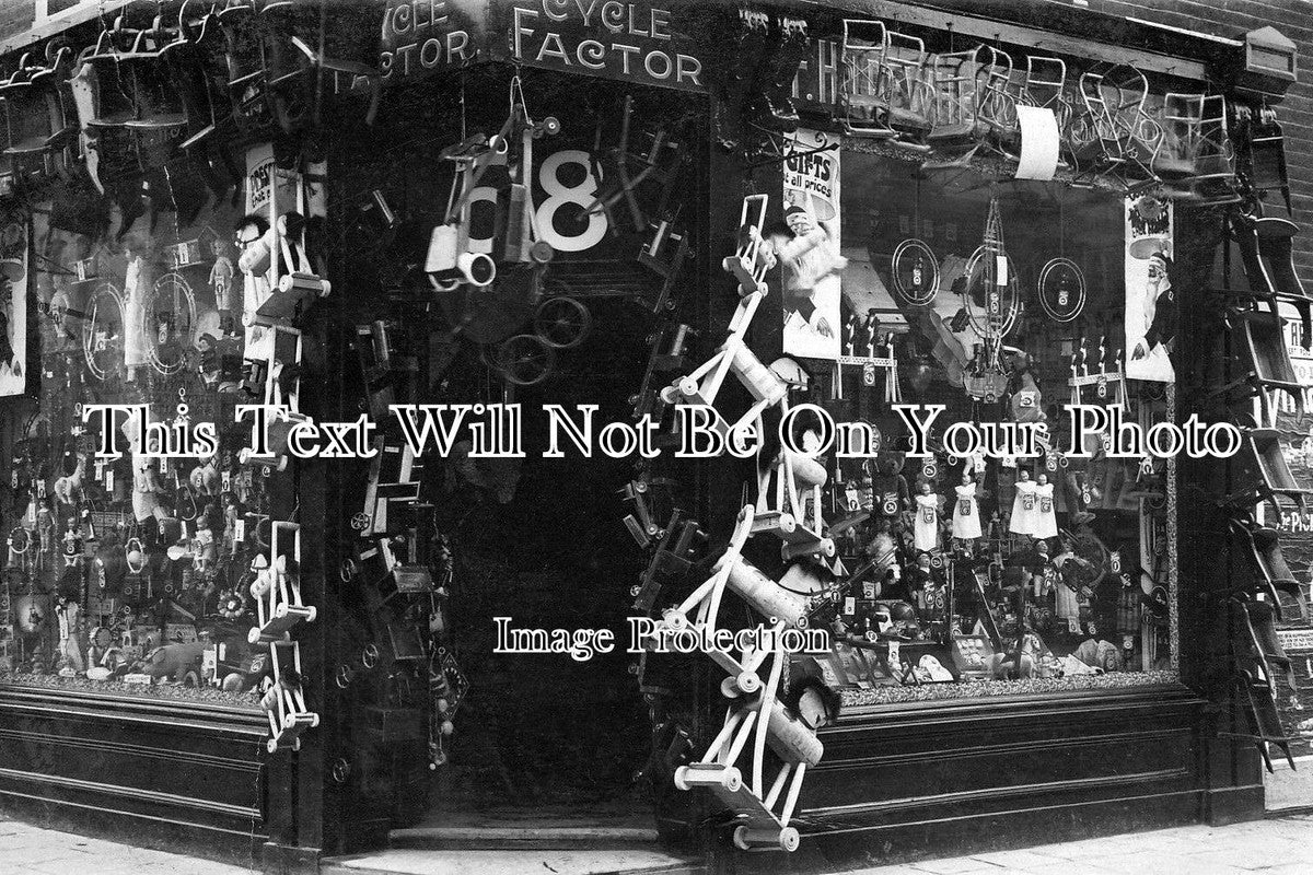 HA 384 - Christmas Toy Shop Front, Portsmouth, Hampshire c1914