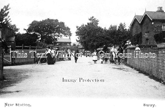 HA 3846 - Near Sway Railway Station, Hampshire c1914