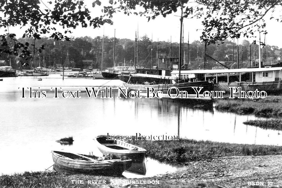 HA 3905 - The River At Bursledon, Hampshire