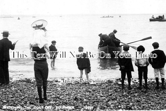 HA 3917 - Watching The Boat Off, Southsea, Hampshire