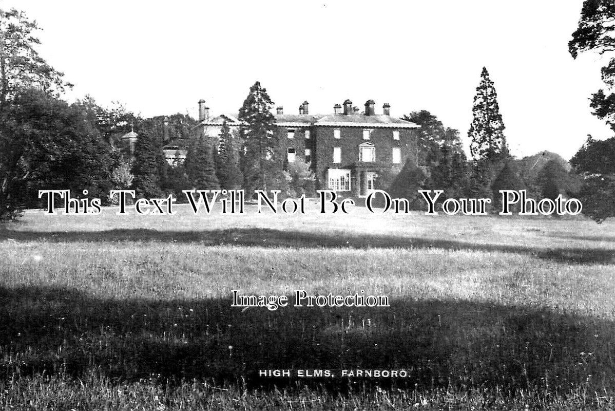 HA 3962 - High Elms, Farnborough, Hampshire c1926