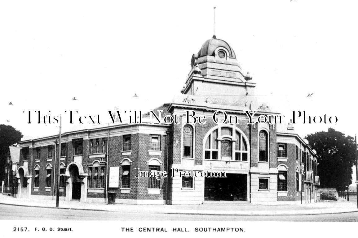 HA 3980 - The Central Hall, Southampton, Hampshire c1925