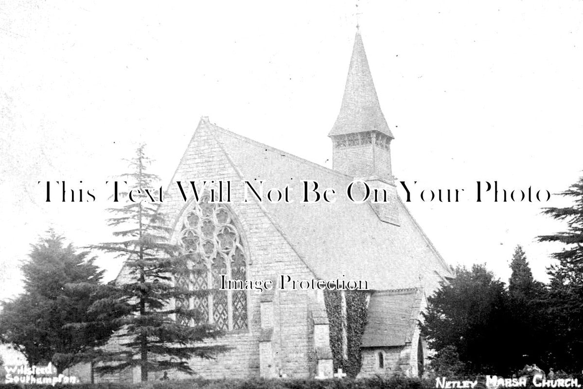 HA 4018 - Netley Marsh Church, New Forest, Hampshire c1910