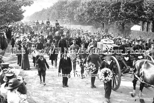 HA 4049 - Col Codys Funeral Procession, Aldershot, Hampshire 1913