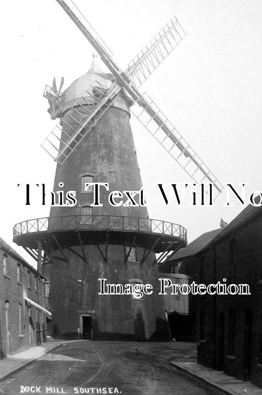 HA 4081 - Dock Mill Windmill, Southsea, Hampshire