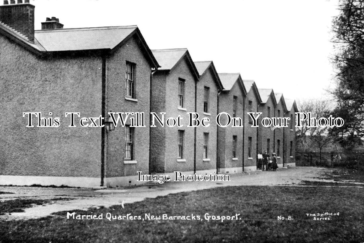 HA 4094 - Married Quarters, New Barracks, Gosport, Hampshire c1912