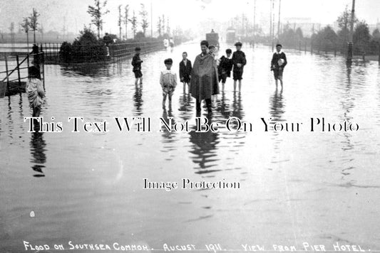 HA 4129 - Flood On Southsea Common, Hampshire 1911