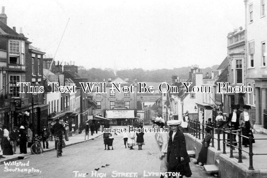 HA 414 - High Street, Lymington, Hampshire c1908