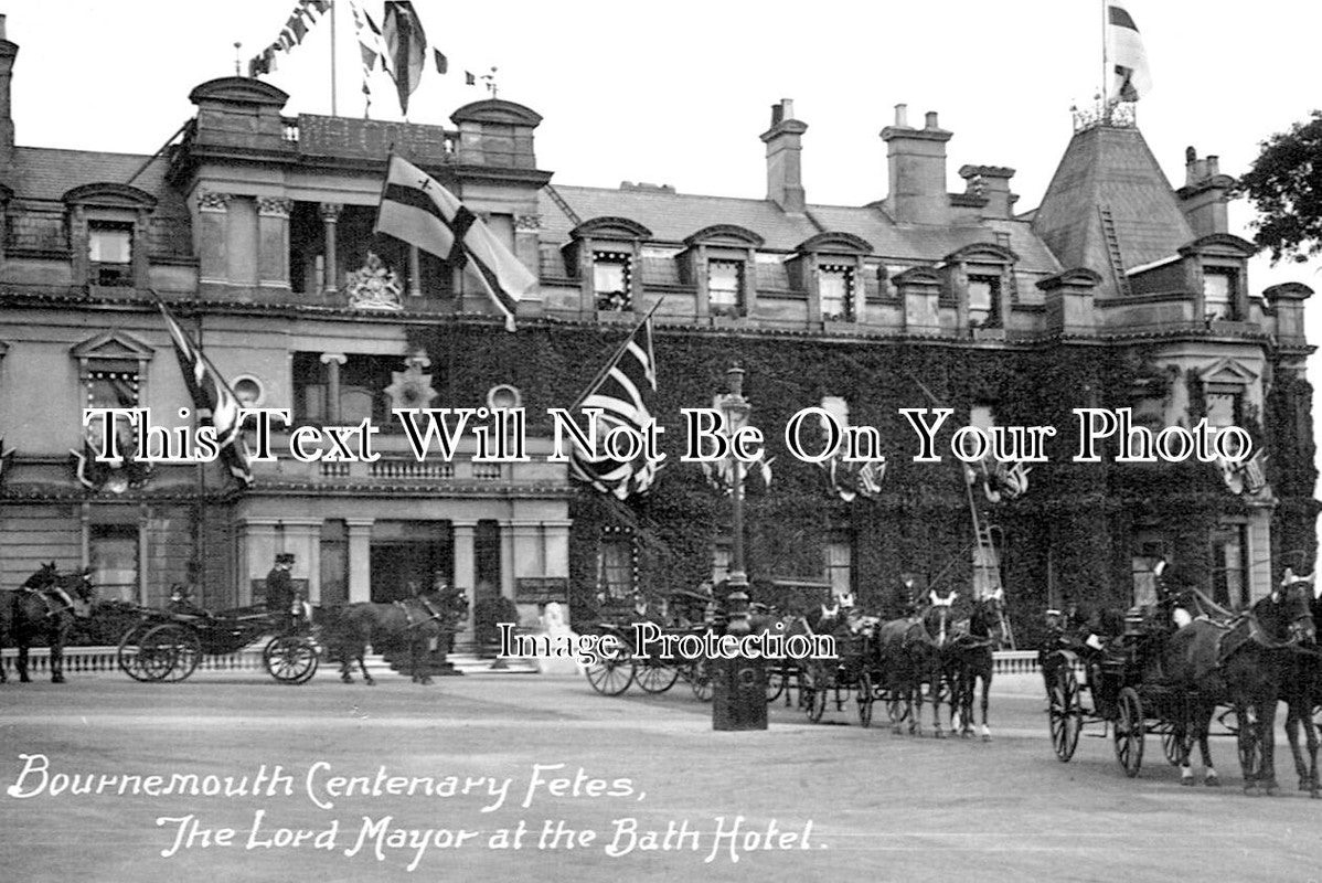 HA 4141 - Bournemouth Centenary Fetes, Bath Hotel, Hampshire