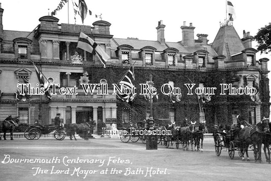 HA 4141 - Bournemouth Centenary Fetes, Bath Hotel, Hampshire