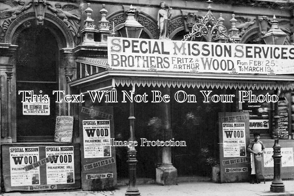 HA 4160 - Philharmonic Hall, Above Bar, Southampton, Hampshire c1908