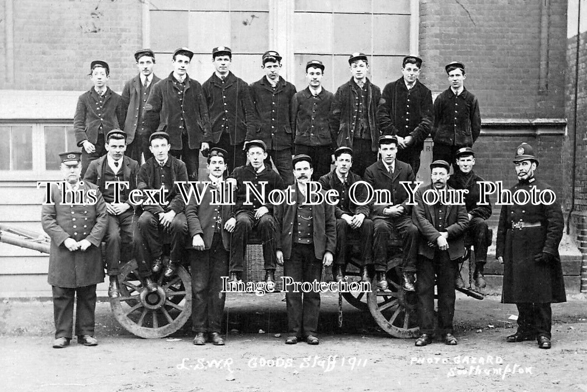 HA 4180 - LSWR Goods Staff, Southampton, Hampshire 1911