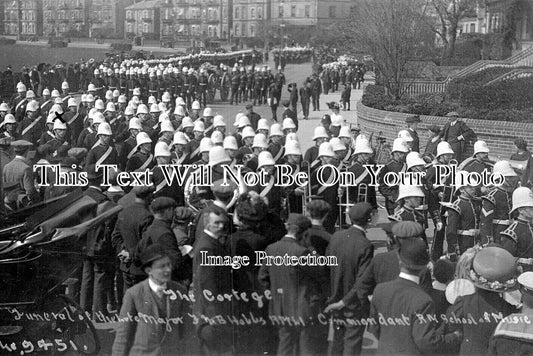 HA 4182 - Funeral Of Major FBM Hobbs, Southsea, Hampshire 1911