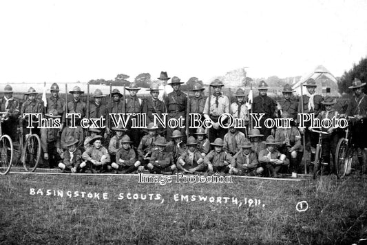 HA 4183 - Basingstoke Scouts, Emsworth, Hampshire 1911