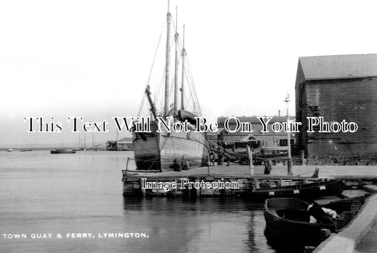 HA 4221 - Town Quay & Ferry, Lymington, Hampshire