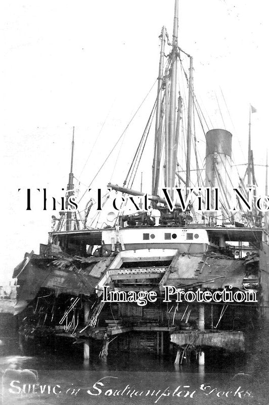 HA 4314 - SS Suevic In Southampton Docks, Hampshire