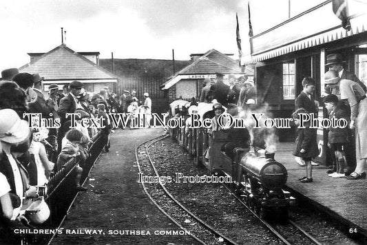 HA 4315 - Childrens Railway, Southsea Common, Hampshire c1930