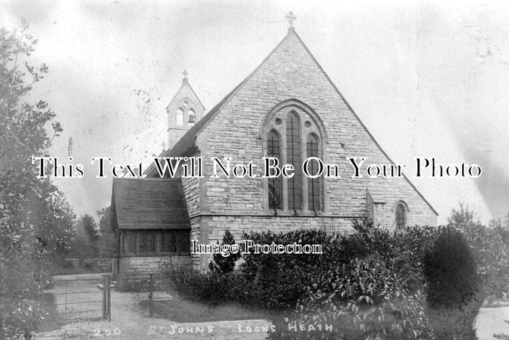 HA 439 - St. Johns Church, Locks Heath, Park Gate, Southampton, Hampshire c1907