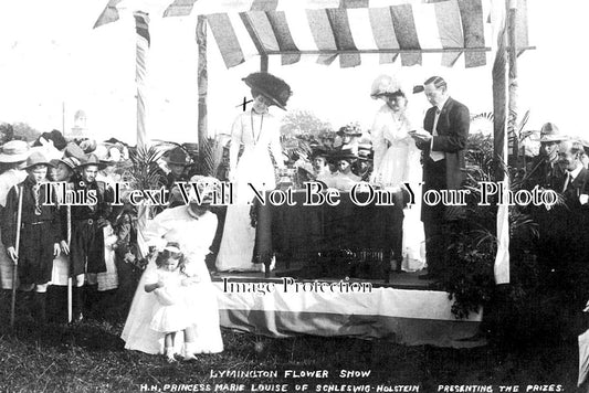 HA 4440 - Lymington Flower Show, Princess Louise, Hampshire 1909