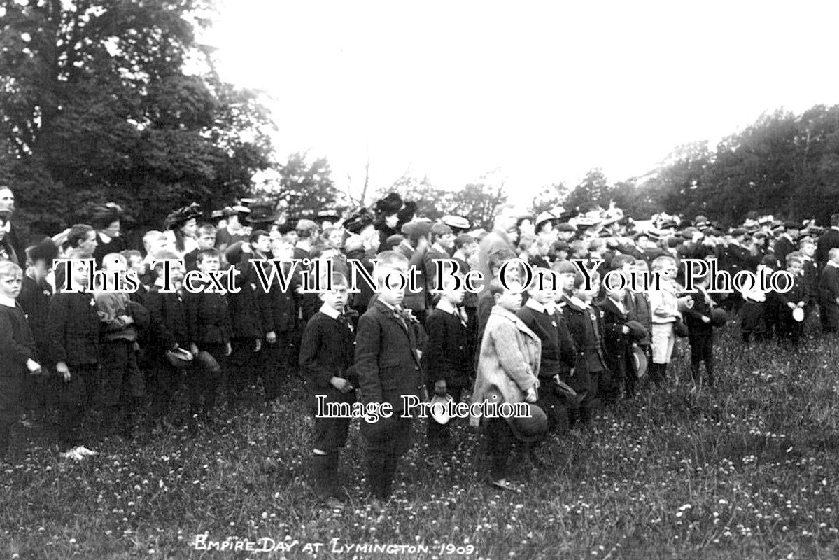 HA 4441 - Empire Day At Lymington, Hampshire c1909