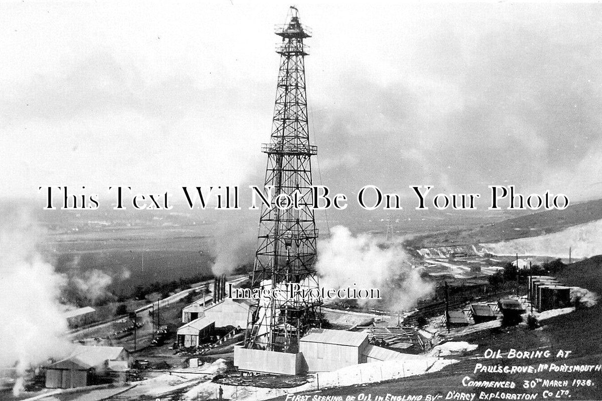 HA 4448 - Oil Boring, Paulsgrove, Portsmouth, Hampshire 1936