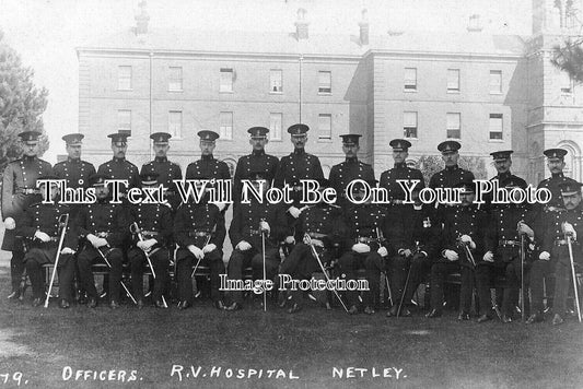 HA 4521 - Officers, RV Hospital, Netley, Southampton, Hampshire