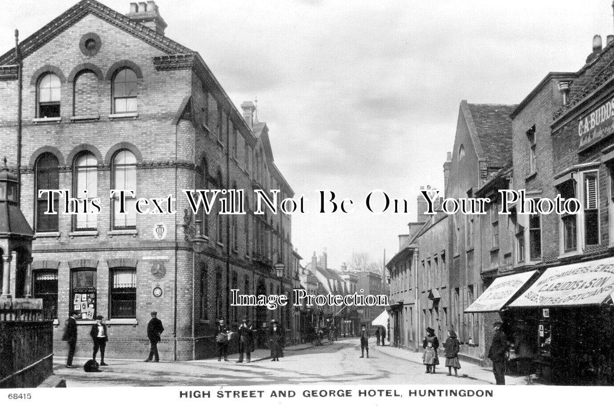 HA 4558 - High Street & George Hotel, Huntingdon, Cambridgeshire