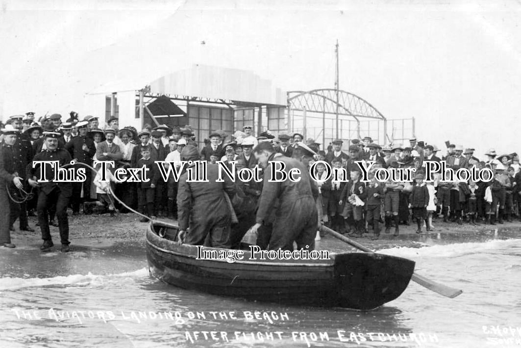 HA 479 - The Aviators Landing By Boat On Southsea Beach, Hampshire