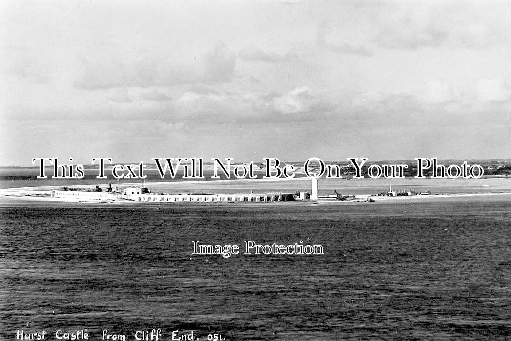HA 4808 - Hurst Castle From Cliff End, Isle Of Wight, Hampshire